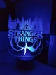 3d-светильник stranger things, 3д-ночник, несколько подсветок (на батарейке) - изображение 9