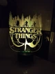 3d-светильник stranger things, 3д-ночник, несколько подсветок (на батарейке) - изображение 1