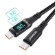 Кабель aceyoon USB C-USB C со светодиодным дисплеем 2м - изображение 1