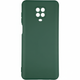 Чехол Fiji Full Soft Premium для Xiaomi Redmi Note 9 Pro силикон бампер Dark Green - изображение 2