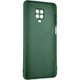 Чехол Fiji Full Soft Premium для Xiaomi Redmi Note 9 Pro силикон бампер Dark Green - изображение 3