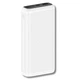 Power bank XO PB309 20000 mAh с быстрой зарядкой PD20W+Quick Charge 22.5W и дисплеем White - изображение 1
