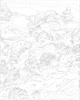 Картина по номерам Пионы на фоне гор. Цветы 40*50 см - изображение 2