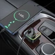 Автомобильный FM-трансмиттер модулятор Bluetooth MP3 HOCO E81 Fantasy 30w, PD/QC, USB-C/ 1xUSB-A - изображение 6