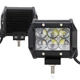 Автофара LED балка на 6 світлодіодів LightX 5D-18W автомобільна SPOT додаткова фара Чорний - зображення 1