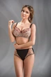 Бюстгальтер Angela beige/black soft 100 Н черно-бежевый - изображение 1
