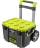 Ящик для инструментов модульный Ryobi Link RSL201 на колесиках 39х57х49.5см пластик Черный/Зеленый (5132006074) - изображение 1