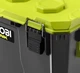 Ящик для инструментов модульный Ryobi Link RSL201 на колесиках 39х57х49.5см пластик Черный/Зеленый (5132006074) - изображение 4