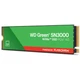 Накопитель SSD Western Digital Green SN3000 500GB M.2 2280 PCIe NVMe R 5000 MB/s W 4100 MB/s Green (WDS500G4G0E) - изображение 2