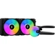 Система жидкостного охлаждения процессора Fractal Design Lumen S24 RGB V2 PWM 240 мм 2000 об/мин Black (FD-W-L1-S2412) - изображение 2