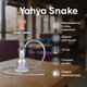 Кальян Yahya Snake 43см сріблястий з дифузором повний комплект Яхья снейк - зображення 2
