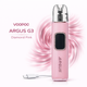 Многоразовая под система Voopoo Argus G3 Diamond Pink заправляемая 3 мл электронная сигарета Вупу Аргус 1500 мАч до 30 Вт алмазно розовая - изображение 1