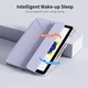 Чехол обложка Transparent Y-Fold desing + Right Pencil Holder BBM1 для iPad 10 2022/2024 10.9"/iPad 11" 2025 (A16) Сиреневый - изображение 2