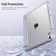 Чехол обложка Transparent Y-Fold desing + Right Pencil Holder BBM1 для iPad 10 2022/2024 10.9"/iPad 11" 2025 (A16) Сиреневый - изображение 4