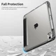 Чехол обложка Transparent Y-Fold desing + Right Pencil Holder BBM1 для iPad 10 2022/2024 10.9"/iPad 11" 2025 (A16) Черный - изображение 6