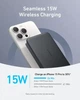 Повербанк Anker MagGo Ultra-Slim 10000mAh Qi2 15W Black Stone (A1664H11) - зображення 4