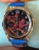 Наручные детские часы на руку Spiderman для мальчика в школу Циферблат с цифрами на фоне картинки Спайдермен Подарочная упаковка - изображение 2