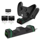 Аккумуляторные батареи Dobe и док станция для геймпадов Xbox Series X S One S 800 mAh с индикацией заряда Черный - изображение 1