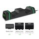 Аккумуляторные батареи Dobe и док станция для геймпадов Xbox Series X S One S 800 mAh с индикацией заряда Черный - изображение 3