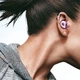 Беспроводные Bluetooth наушники вкладыши гарнитура Hyper HBQ SE-6 в кейсе-зарядке с аккумулятором 650mAh TWS Белые с фиолетовым - изображение 4