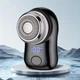 Чоловіча електробритва MIGUAN з USB-зарядкою та цифровим дисплеєм, компактна портативна бритва для подорожей, чорний - зображення 1