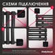 ТЕН для рушникосушки Onlyheat Onyx Black Pro Wi-Fi 0.6 кВт (прихований монтаж) - зображення 6