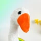 Интерактивная игрушка, детский танцующий гусь музыкальный на аккумуляторе с кольцами (белый) - изображение 5