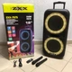Акустическая переносная колонка ZXX-7575 300 Вт аккумуляторная с микрофонами 80х39х33 см - изображение 2