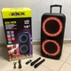 Акустическая переносная колонка ZXX-7575 300 Вт аккумуляторная с микрофонами 80х39х33 см - изображение 12