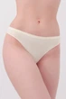 Трусы бразилиана женские бесшовные Giulia BRASILIAN BRIEFS COLOR S/M White-vanilla, трусики из микрофибры на каждый день, заниженная посадка - изображение 2