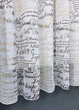 Кухонная тюль-арка VR-Textil № 1790т лен белый с коричневым 300х115 см (53-0112) - изображение 6