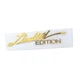 Эмблема наклейка Limited Edition в салон авто (никель, золотистый) 7,5*1,8 см - изображение 2