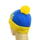 Зимняя шапка с помпоном Україна (one-size) Желто-голубой - изображение 4