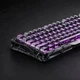 Геймерська магнітна механічна клавіатура з HOT SWAP GRAVASTAR Mercury V75 Lite, HE Magnetic Switch, 8k, RGB, 80key УКР/АНГЛ Transparent Black/Чорна (GS_V75_LITE_XTAL_BLK) - зображення 4