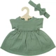 Sukienka dla lalki Heless z falbankami Zielona 28-35 cm 1520431 (4001949014246) - obraz 1