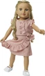 Spódnica dla lalek Heless z falbankami Różowa 28-35 cm 1520430 (4001949014239) - obraz 4