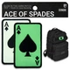 Набор шевронов 2 шт Карта Туз Пик, Ace of Spades, светятся в темноте, на липучке, 5×8 см, вышитый патч, нашивка, шеврон - изображение 2