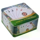Набор для покера в металлической коробке Poker game set Zelart 120 фишек - изображение 2