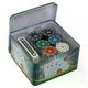 Набор для покера в металлической коробке Poker game set Zelart 120 фишек - изображение 3