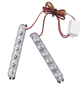 Світлодіодні стробоскопи (мигалки) 2х6 LED 12V — Червоно-синій колір - зображення 4