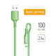 Кабель USB Lightning ColorWay CW-CBUL042-GR 2,4A 1м зелений - зображення 2