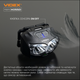 Ліхтарик LED налобний 500Lm 5000К чорний VLF-H055D Videx - зображення 7