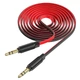 Кабель AUX HOCO AUX audio cable UPA16 |2M| Черно-красный - изображение 5