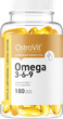 Витаминно-минеральный комплекс OstroVit Omega 3-6-9 180 капсул (5903246221916) - изображение 1