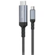 Перехідник HOCO UA43 (Type-C to HDTV) 1.8М 4K 30 Гц для ноутбуків, планшетів та смартфонів для високоякісного відтворення зображення Сірий - зображення 1