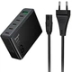Зарядне мережеве Hoco C152A 6в1 1хUSB/5хType-C QC/PD 70W 1.5М швидка зарядка МЗП Адаптер універсальний Чорний - зображення 4