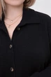 Жіночий теплий кардиган Бруно на ґудзиках SEWEL 50-52 XL Чорний (sw-2000000304229) - зображення 5
