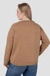 Джемпер SEWEL J1020 50-52 XL Темно-бежевый - изображение 4