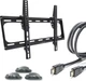 Настенное крепление для телевизора ACCLAB AL-FR40/T 26-75" + Кабель HDMI 1.8м (Крепление + HDMI + Органайзер) - изображение 1