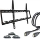 Настенное крепление для телевизора ACCLAB AL-FR60/T 37"–86" + Кабель HDMI 1.8 м (Крепление + HDMI + Органайзер) - изображение 1